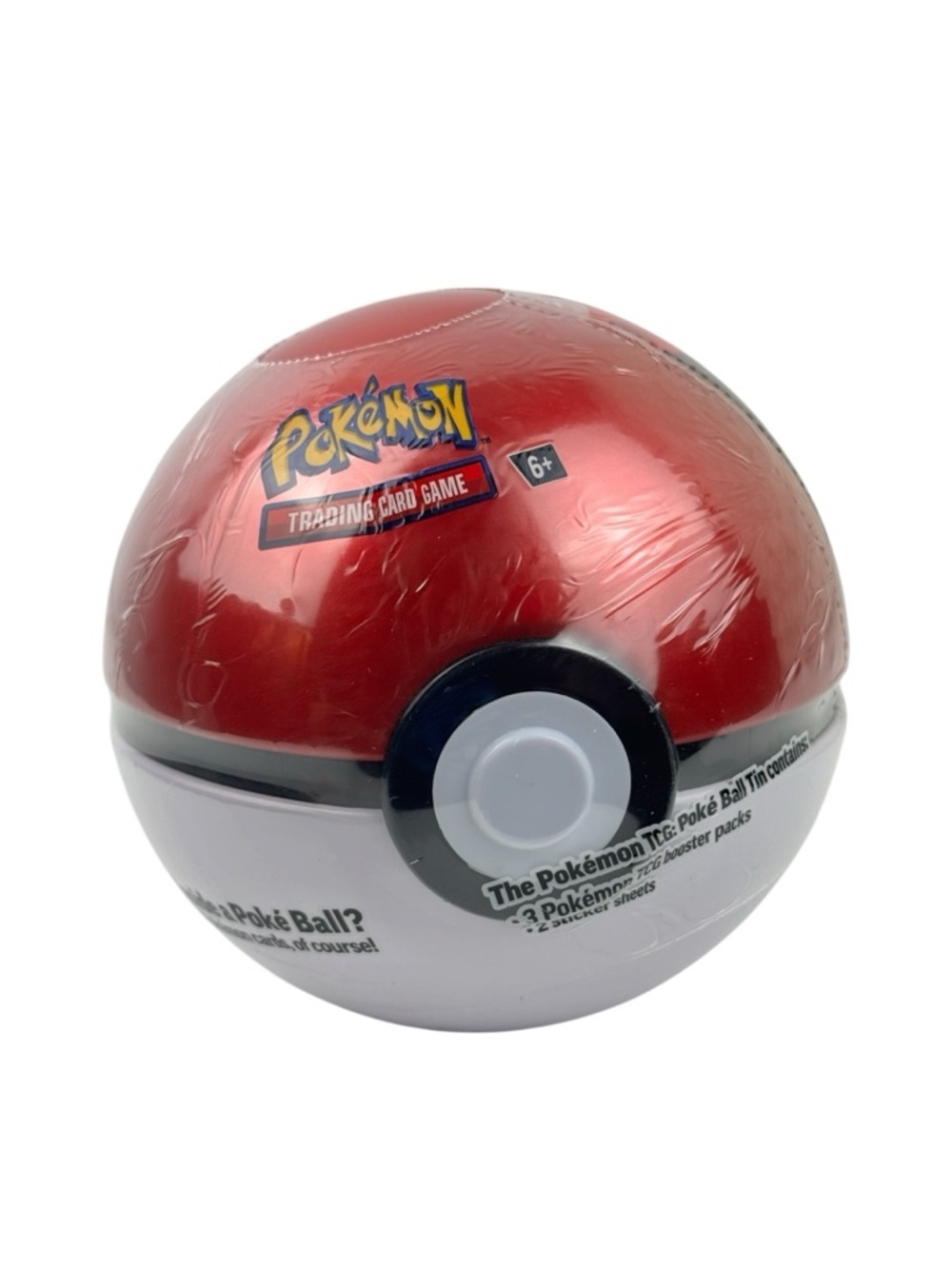 Pokémon TCG Poké Ball Tin E25 Sealed 3 Packs + 2 Sticker Sheets Collector Tin